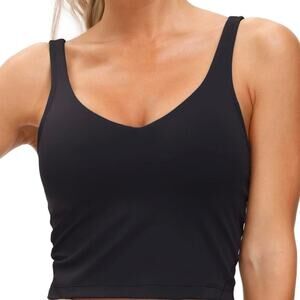 Black athletic tank top from the gym people